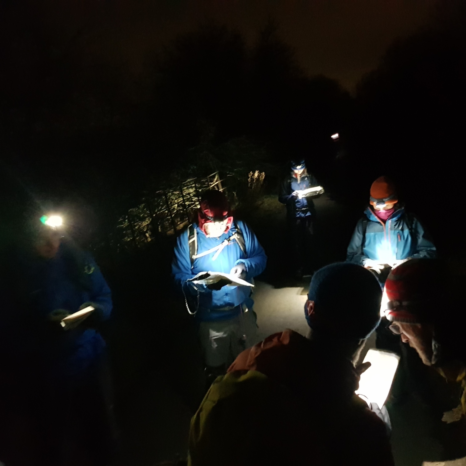 Night Navigation training The Pentlands CPS Activities Ltd
